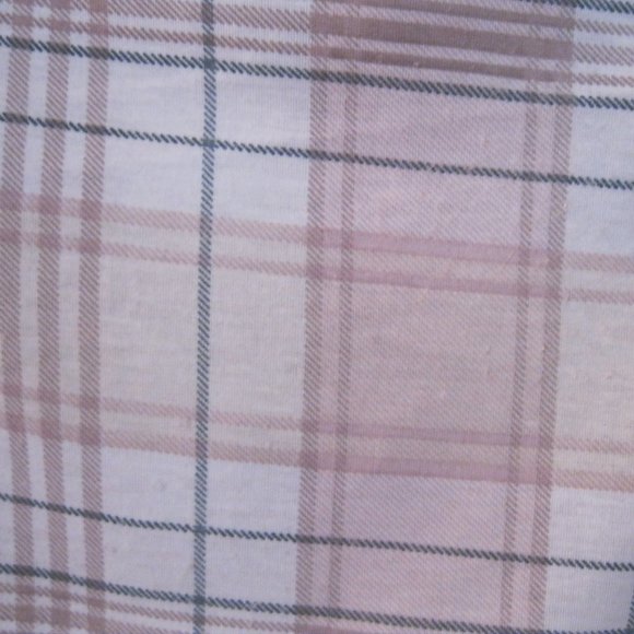 Passport Button Up Shirt Plaid Long Sleeves - Picture 4 of 5